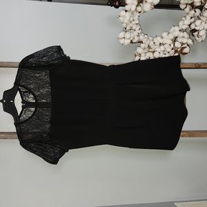 Forever 21 Women's Black Lace Romper. Sz M